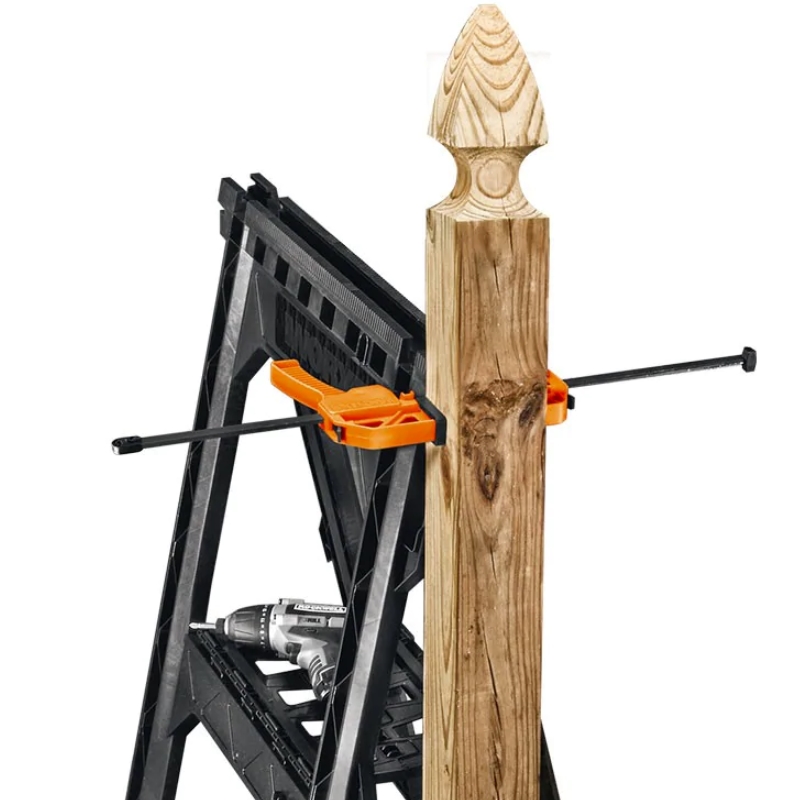 Clamping Sawhorses with Bar Clamps_4